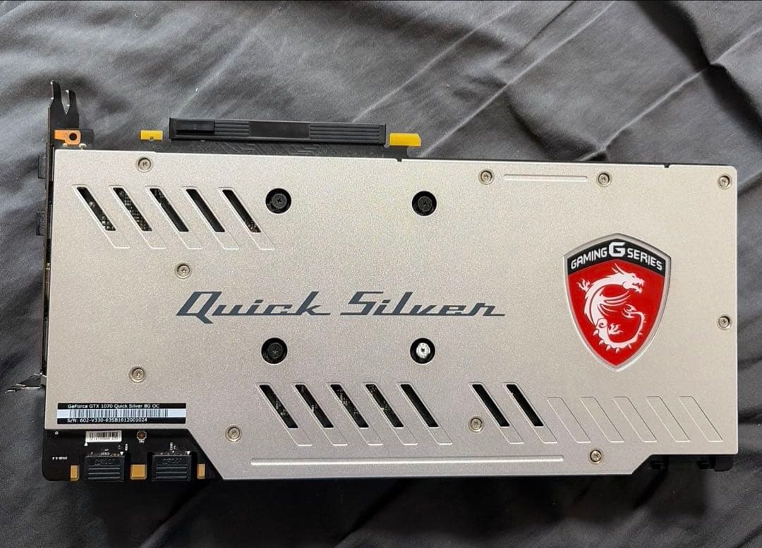 グラフィックボード・グラボ・ビデオカード MSI GTX1070 QUICK SILVER 8G OC