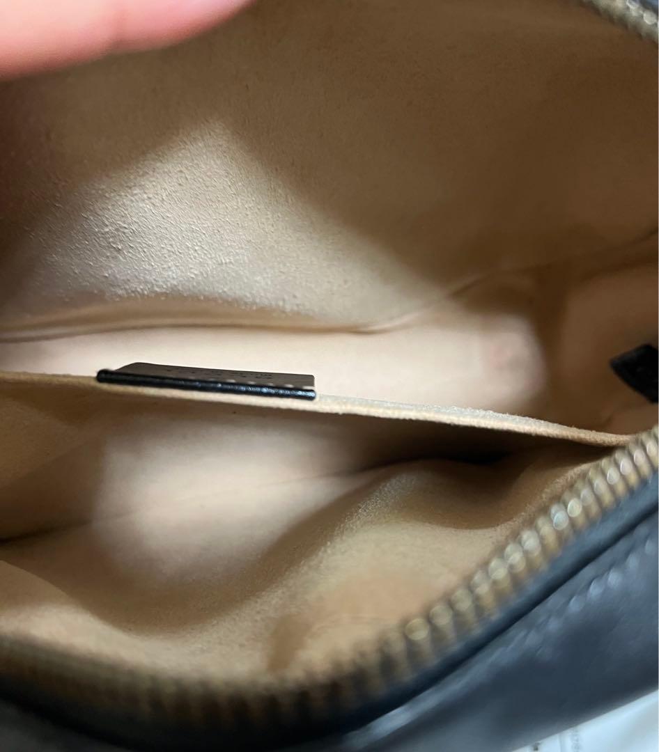 GUCCI マーモント ブラック GGロゴ ショルダーバッグ グッチ