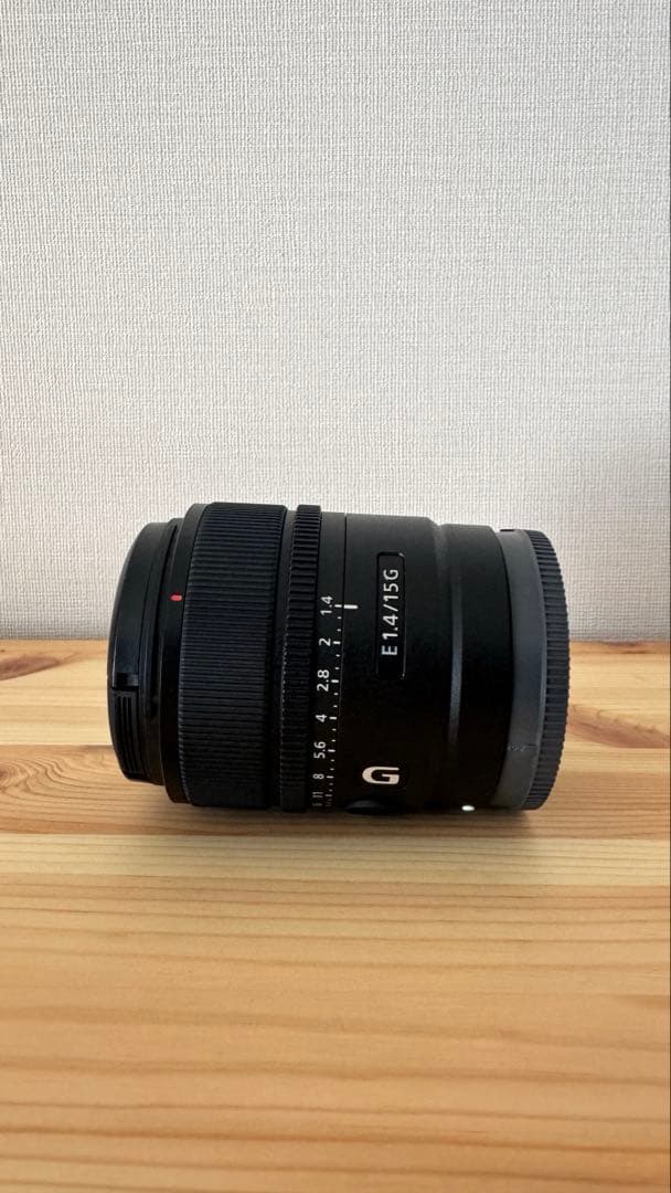 【美品】SONY E 15mm F1.4 広角 単焦点レンズ SEL15F14G