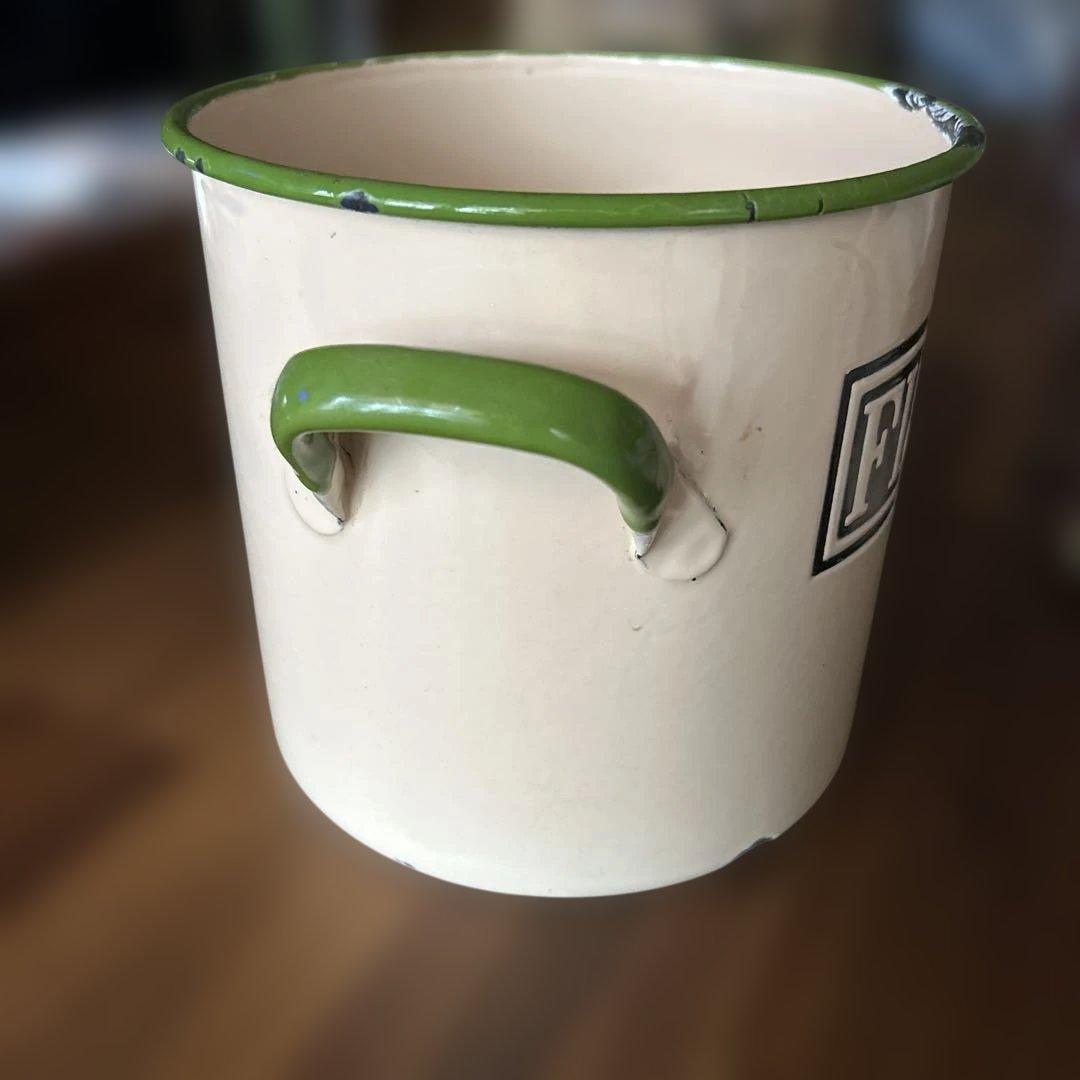 ⭐︎イギリスアンティークFLour 蓋付きキャニスター⭐︎