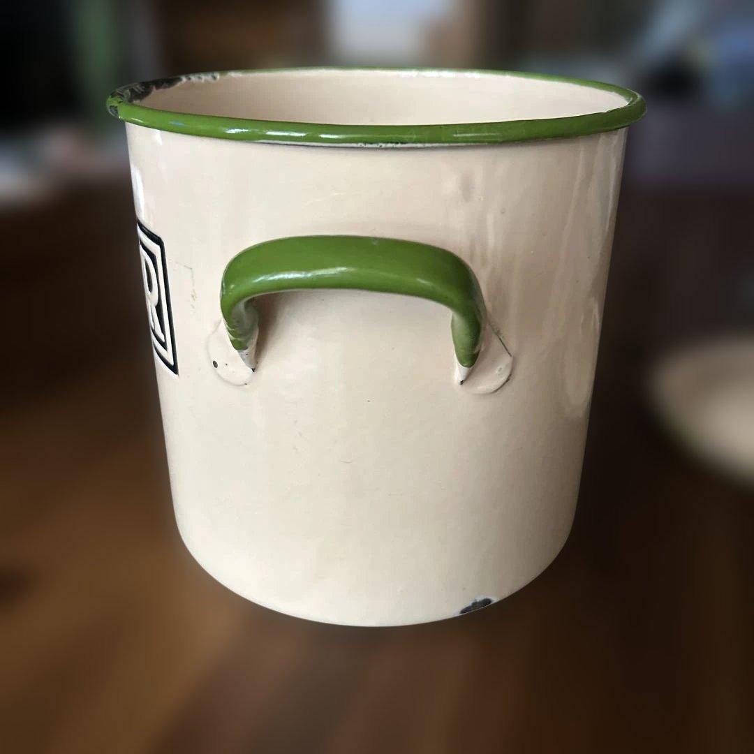 ⭐︎イギリスアンティークFLour 蓋付きキャニスター⭐︎