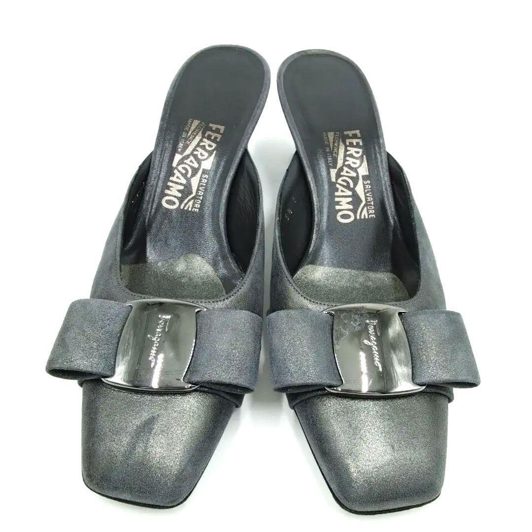 【美品】Salvatore Ferragamoサルヴァトーレフェラガモ ミュール