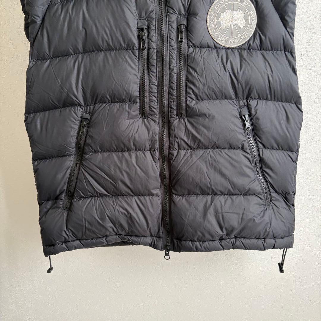【美品✨希少‼︎】カナダグース　ダウンベスト　両面ビッグワッペン　黒　juun.j