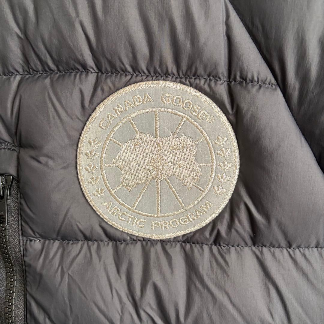 【美品✨希少‼︎】カナダグース　ダウンベスト　両面ビッグワッペン　黒　juun.j