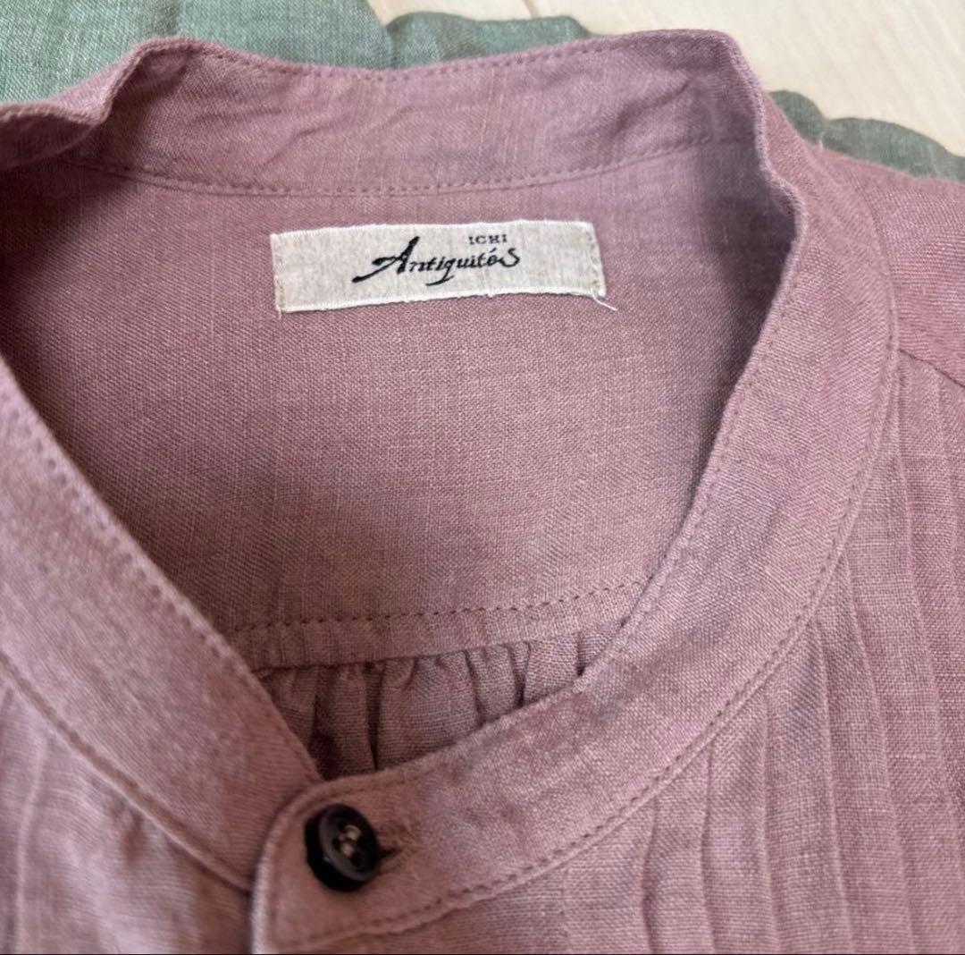 ichi antiquesイチアンティークス　リネンブラウス