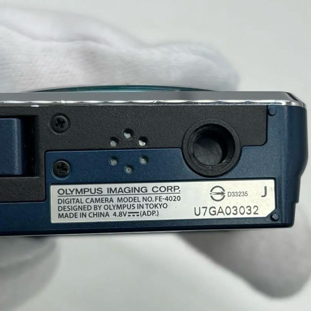 ♦︎OLYMPUS FE-4020 水色 デジタルカメラ