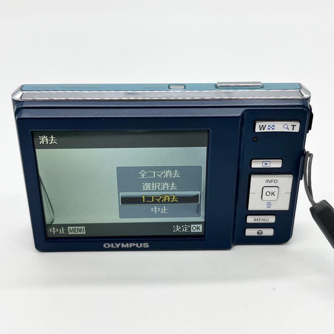 ♦︎OLYMPUS FE-4020 水色 デジタルカメラ