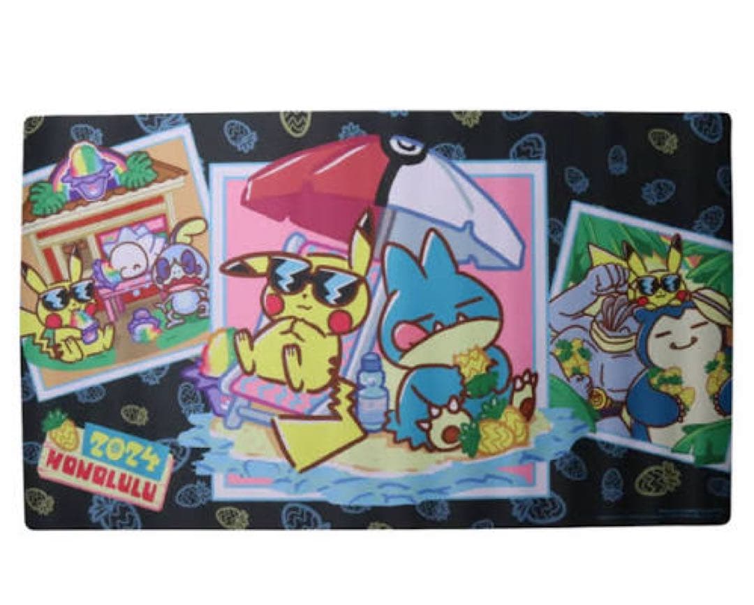 WCS2024 ホノルル　プレイマット　ゴンベ　ピカチュウ　新品未開封