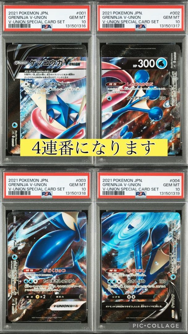 【4連番】ゲッコウガVユニオン