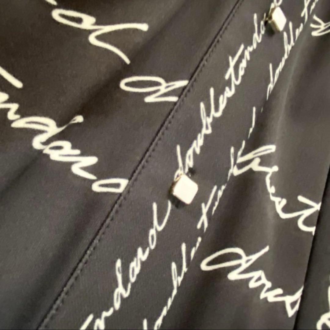 ダブルスタンダードクロージング レタードプリントロングワンピース 36