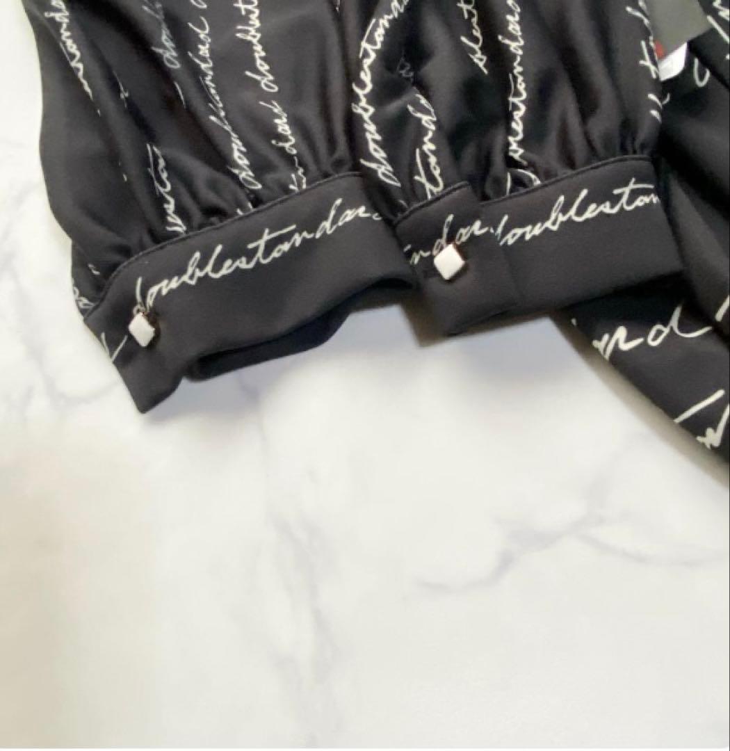 ダブルスタンダードクロージング レタードプリントロングワンピース 36