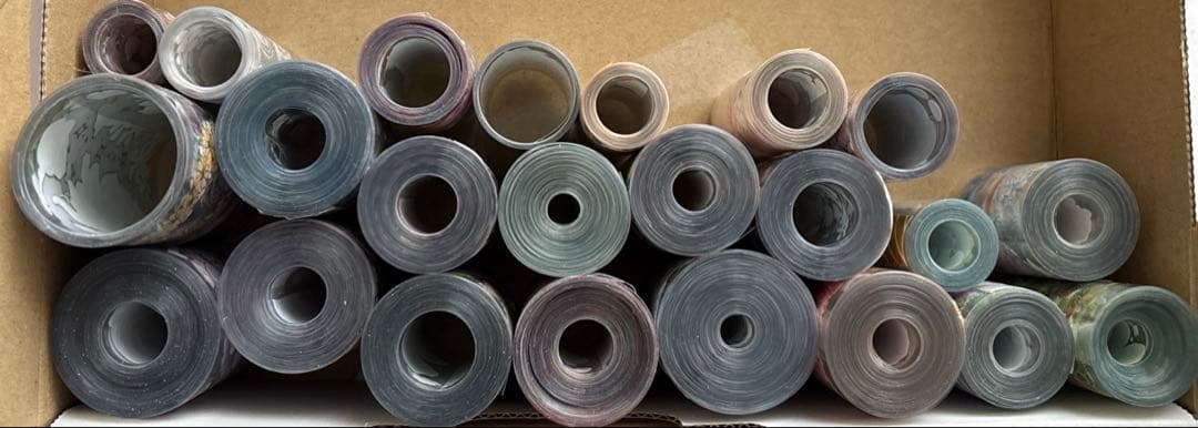 海外マステ　花　巻売り　まとめて　A