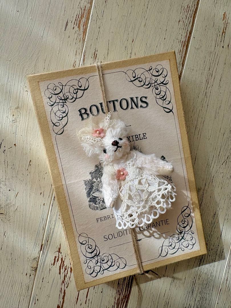 ちびくまcocolilou toybear 【お取置き中】布花 ビオラとすみれ