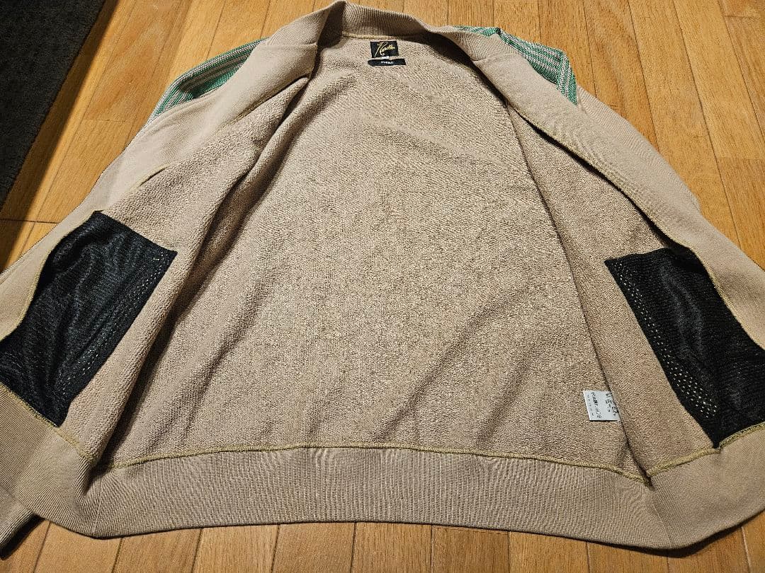 【別注・希少XL】Needles × NUBIAN トラックジャケット ベージュ