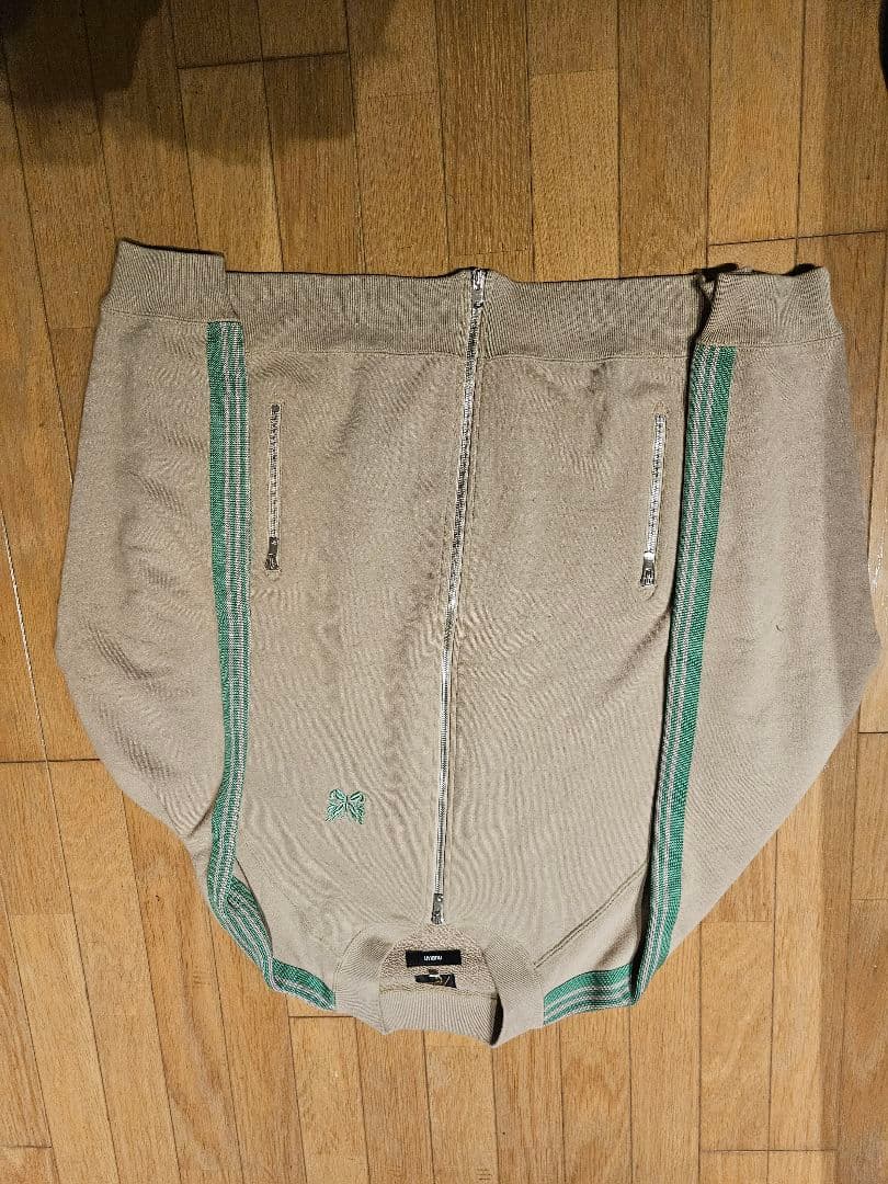 【別注・希少XL】Needles × NUBIAN トラックジャケット ベージュ