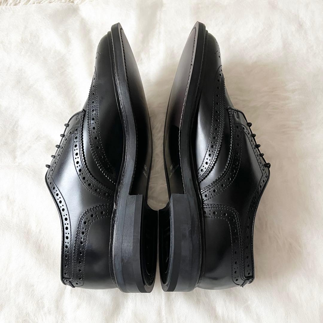 未使用級✨REGAL リーガル ビジネスシューズ ウィングチップ ブラック