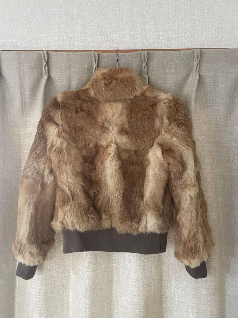 ファーコート ベージュ系