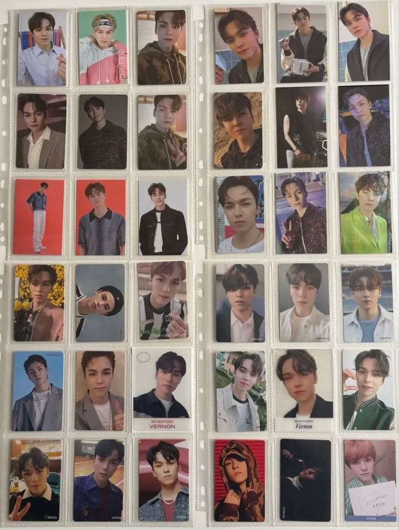 SEVENTEEN VERNON バーノン　トレカ　カード　他　大量　引退品