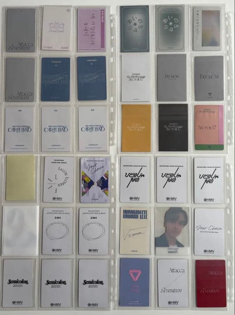 SEVENTEEN VERNON バーノン　トレカ　カード　他　大量　引退品