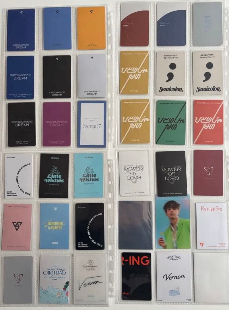 SEVENTEEN VERNON バーノン　トレカ　カード　他　大量　引退品
