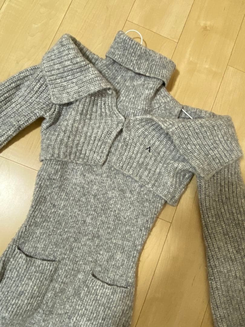 ワンピース ANDMARY Luz knit set dress