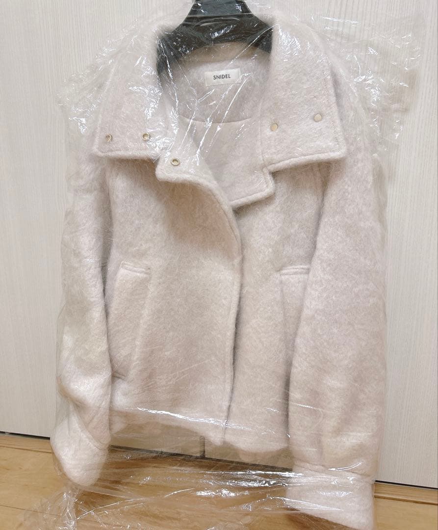 【週末値下】SNIDELスナイデル シャギーミドルブルゾン サイズ0