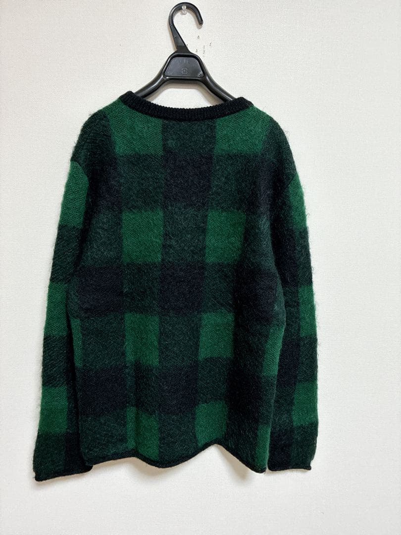 VALENTINOバレンティノモヘアチェックニットセータープルオーバーバレンチノ