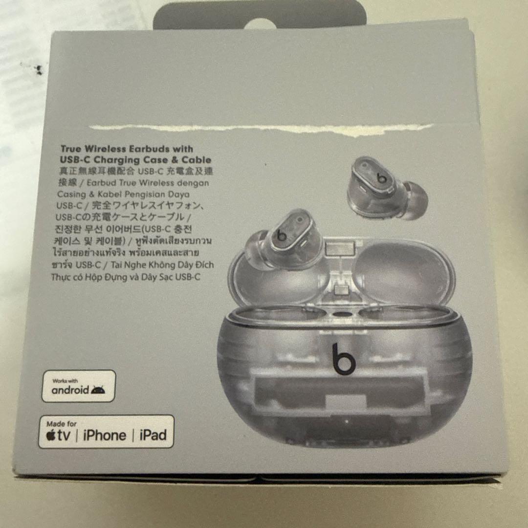 Beats Studio Buds + ワイヤレスイヤフォントランスペアレント