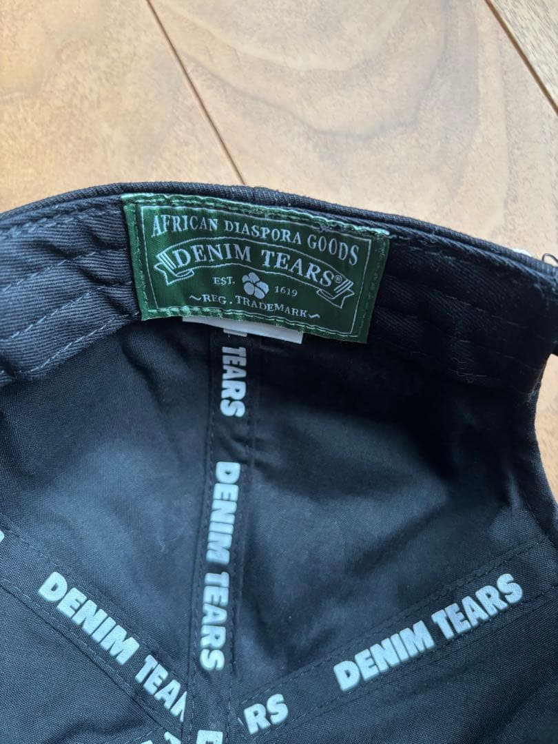 帽子 denim tears Cotton Wreath Cap Black