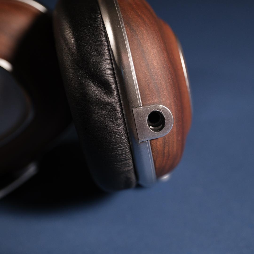 DENON AH-MM400 ヘッドホン 木製 美品 OYAIDE ケーブル付