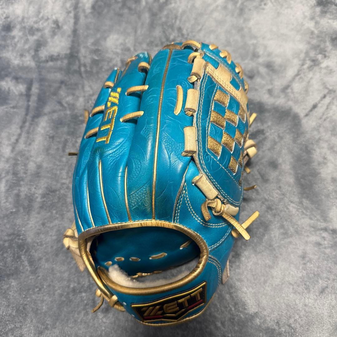 LETT PRO STATUS 硬式野球グローブ 青色
