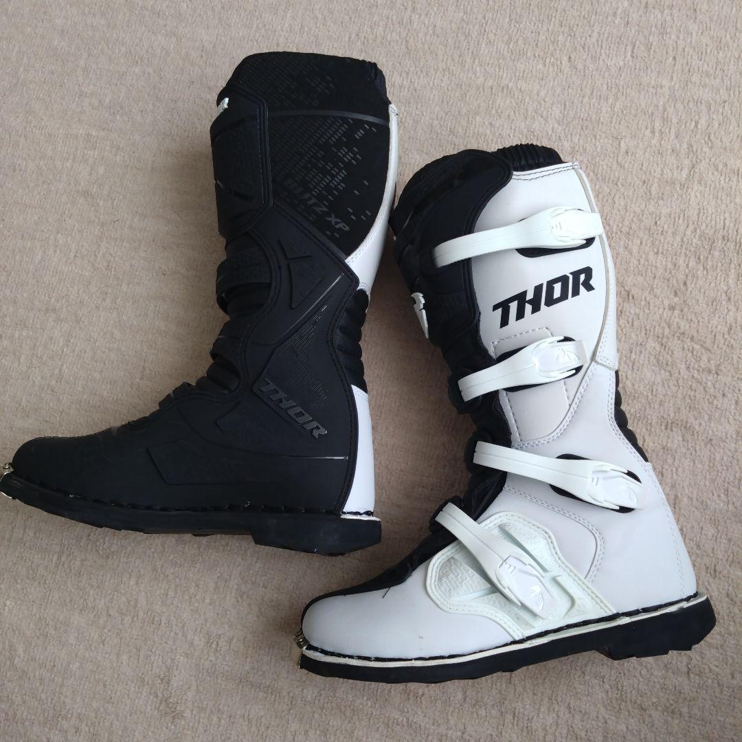 THOR　オフロードブーツ　バイク靴　バイクブーツ　メンズ