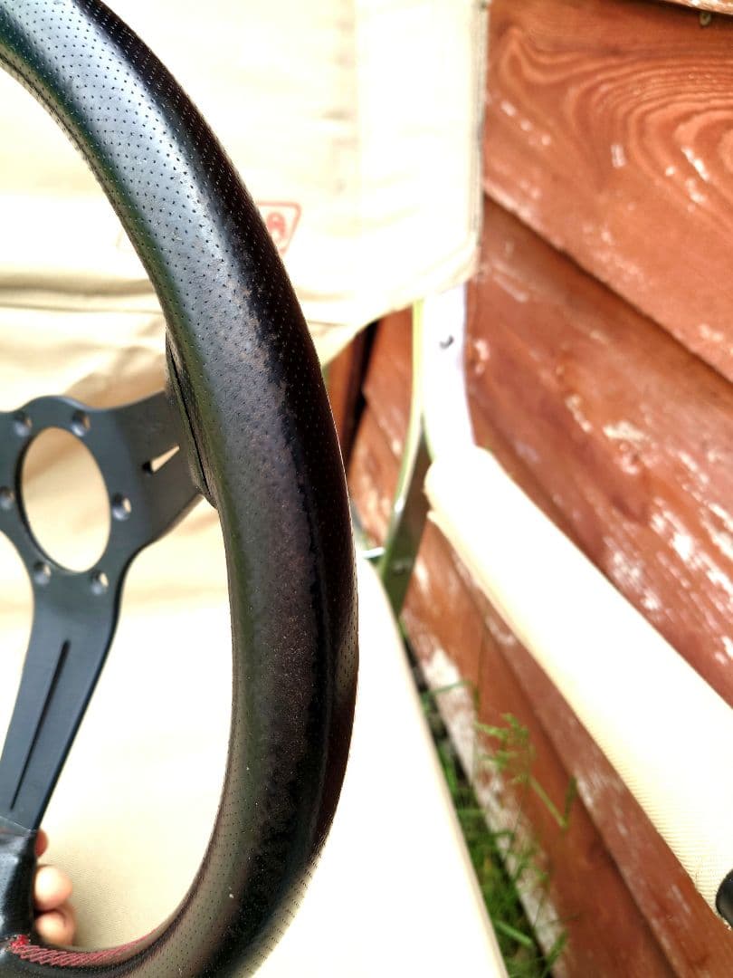 当時物 本物ナルディ ラリー 35Φ ディープコーン ステアリング FET刻印