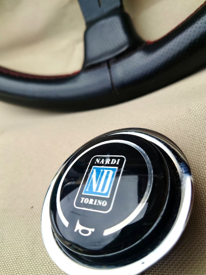 当時物 本物ナルディ ラリー 35Φ ディープコーン ステアリング FET刻印