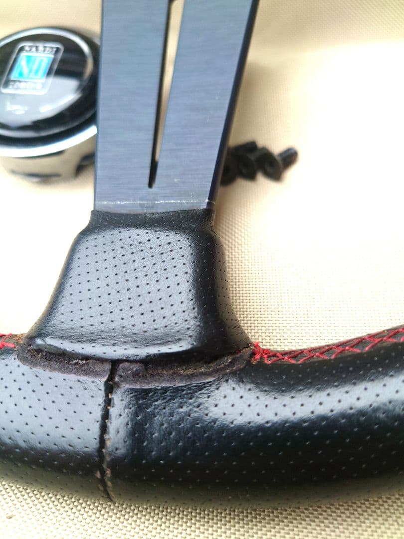 当時物 本物ナルディ ラリー 35Φ ディープコーン ステアリング FET刻印