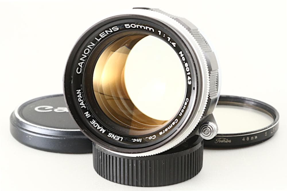 極上品 Canon キャノン 50mm F/1.4 Leica Lマウントレンズ