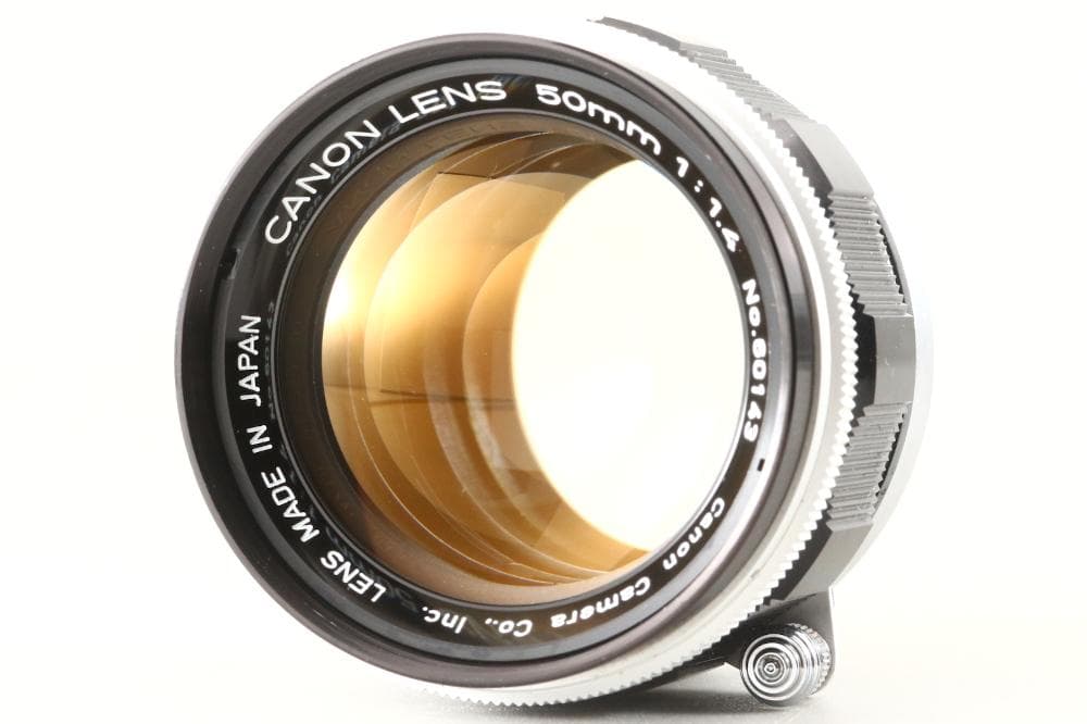 極上品 Canon キャノン 50mm F/1.4 Leica Lマウントレンズ