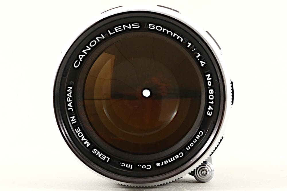 極上品 Canon キャノン 50mm F/1.4 Leica Lマウントレンズ