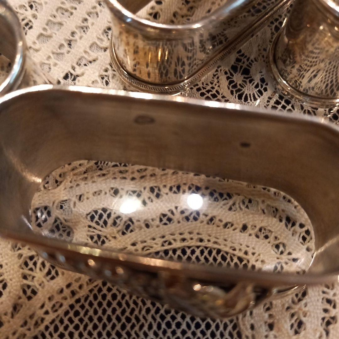 アンティーク銀製ナプキンリングフルセット