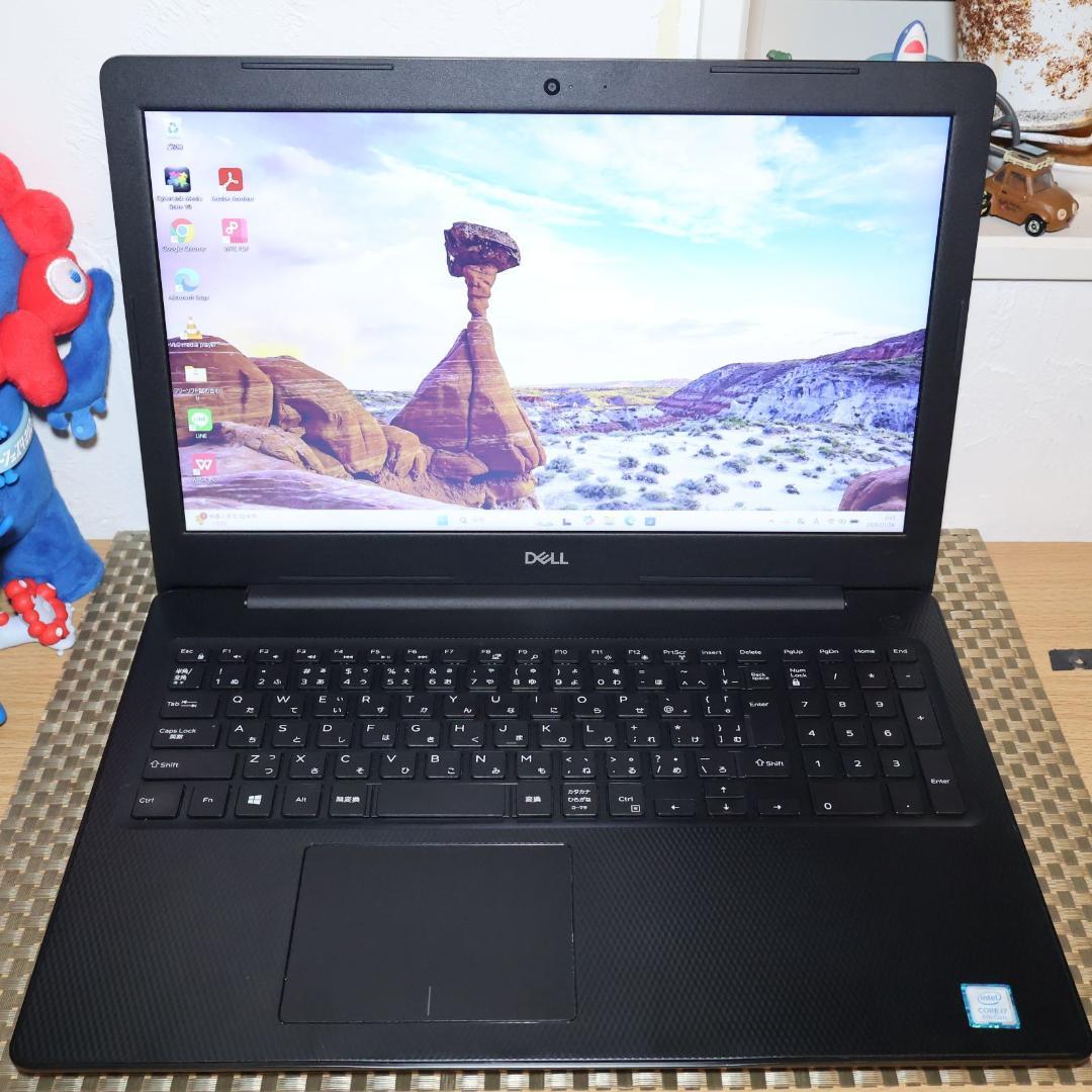 Win11公式対応8世代i7/メ8/SSD480G/FHDタッチP/無線/カメラ