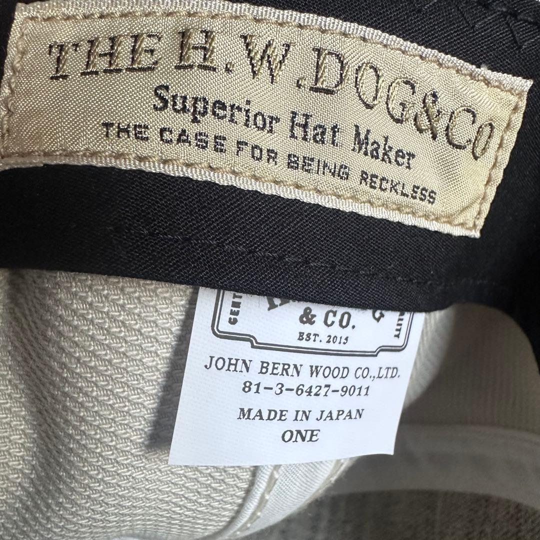 帽子 THE H.W. DOG&CO. TWO TONE CAP