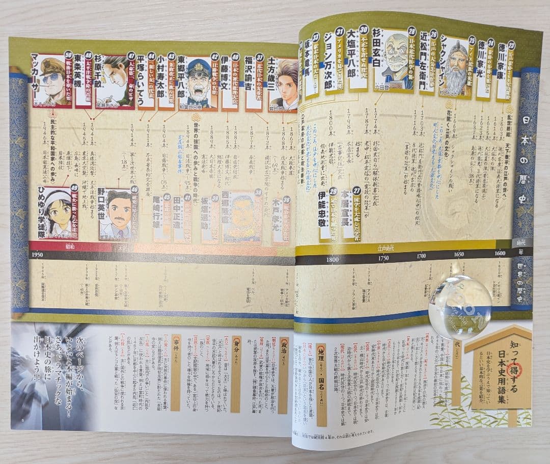 【美品】マンガ日本史　朝日ジュニアシリーズ100巻（専用ボックスファイル付）