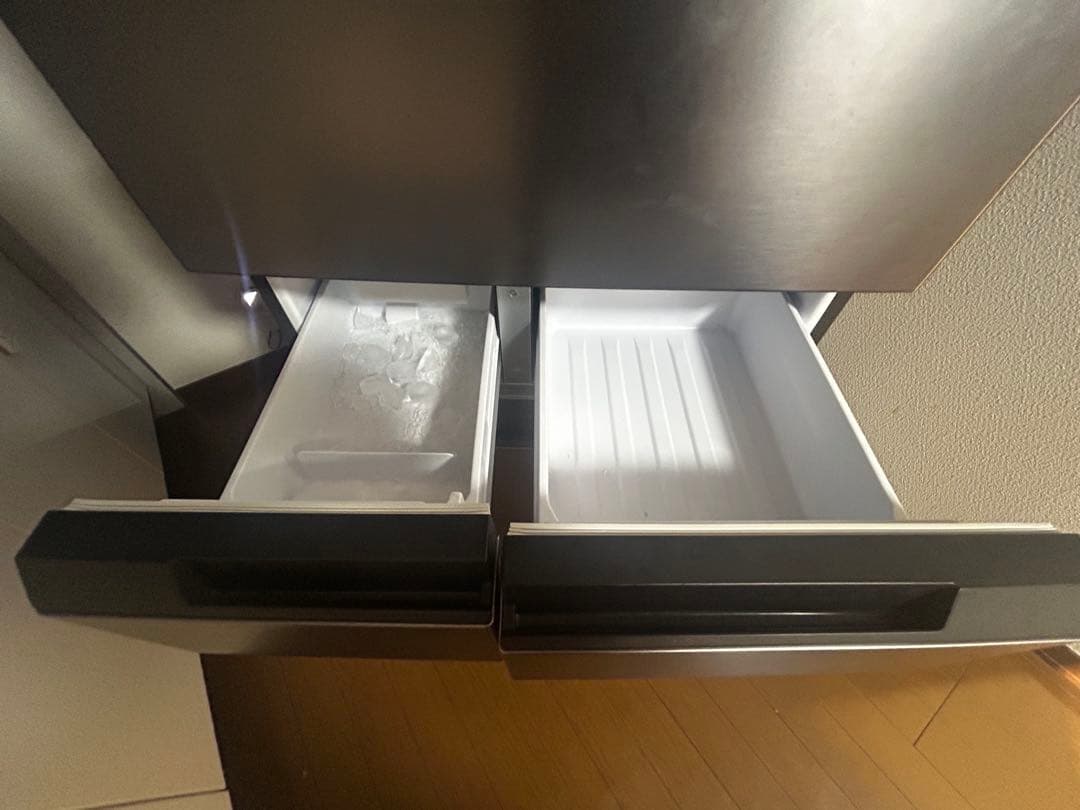 【美品】SHARP冷蔵庫 SJ-MF46M-H 457L(2024年製)送料込み