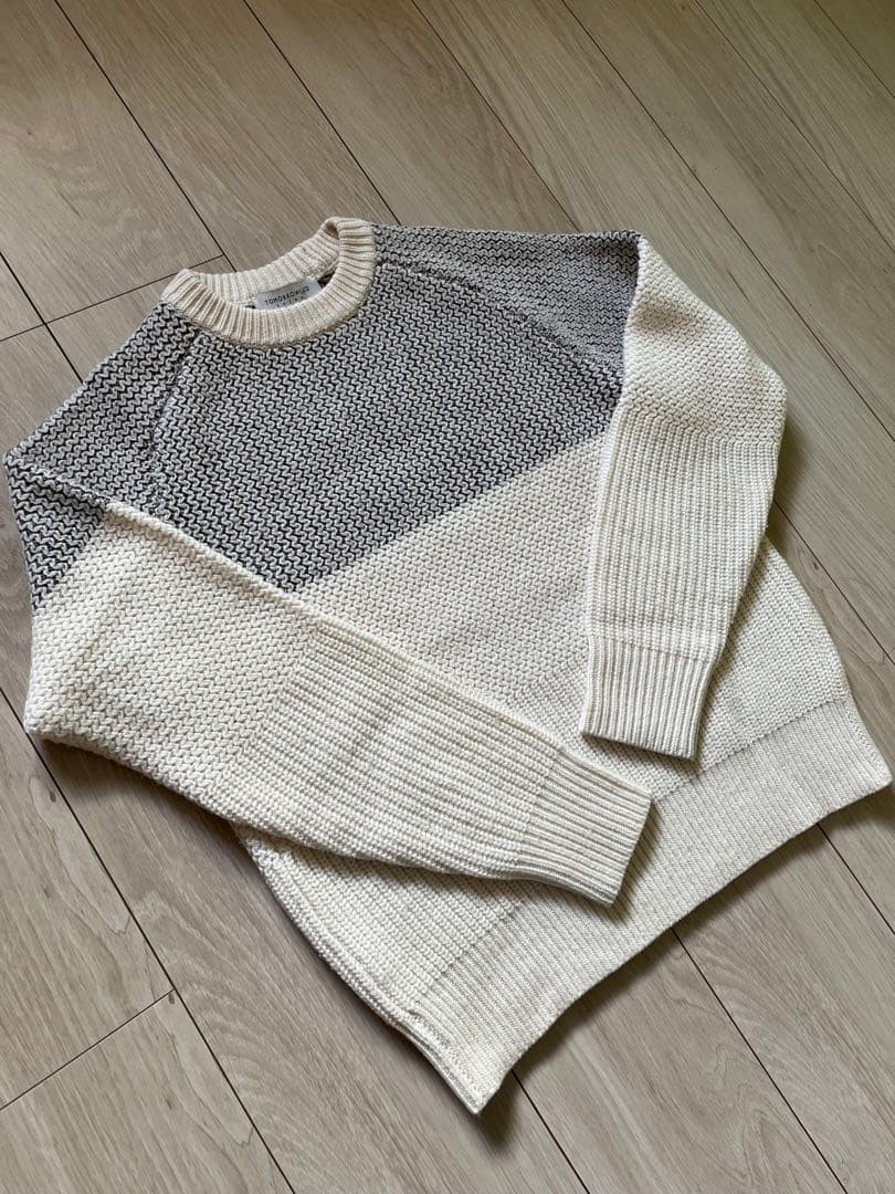 【美品】TOMORROWLAND tricot カシミアニット ホワイト M
