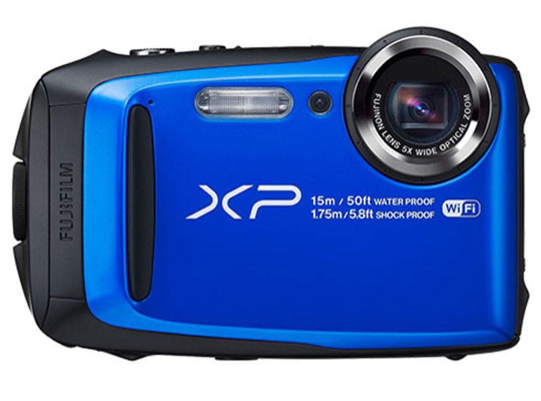 金ちゃんFUJIFILM FINEPIX XP90ブルー防水デジカメ