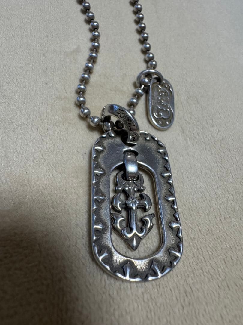 BWL 925シルバー ドッグタグネックレス