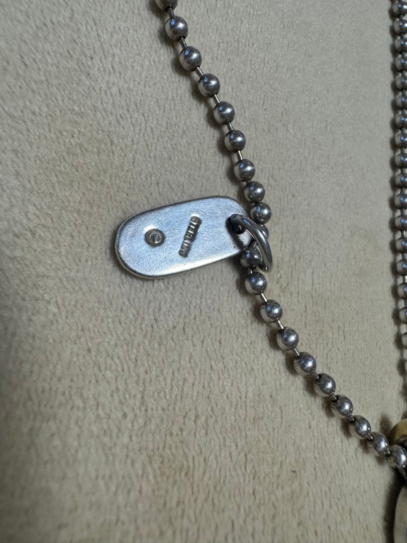 BWL 925シルバー ドッグタグネックレス