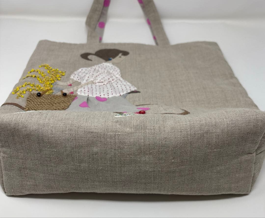 し*ろ様 ハンドメイドバッグ　パッチワーク　アップリケ　キルト　トートバッグ