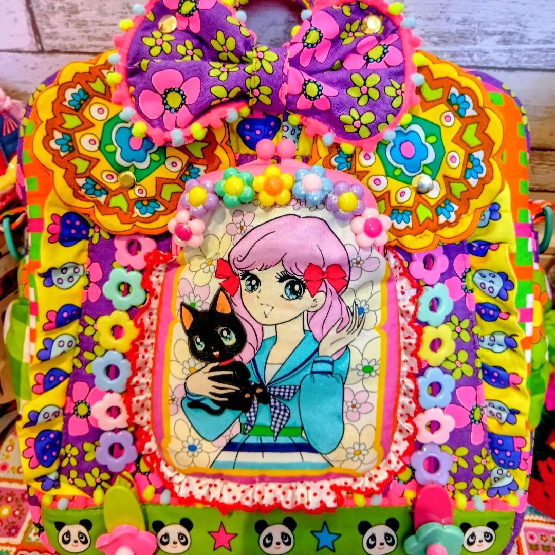 昭和レトロおとめちっくアイドル♡ハンドメイドバッグ♡