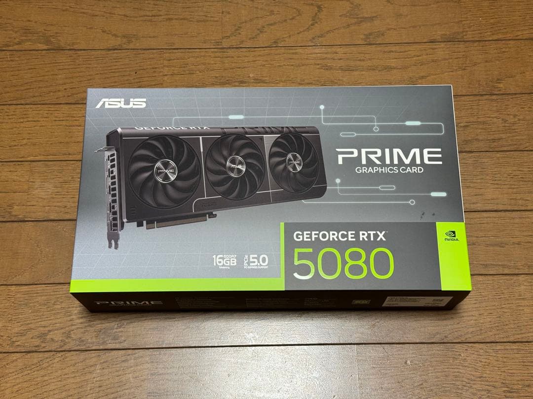 グラフィックボード・グラボ・ビデオカード ASUS PRIME GeForce RTX 5080 16GB